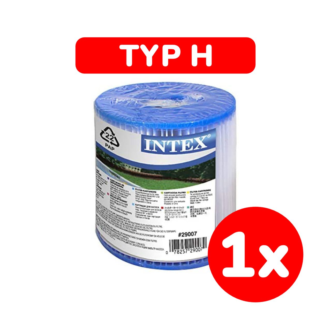 Intex Filterkartusche Typ A