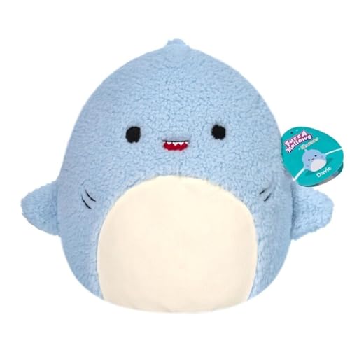 Squishmallow FuzzAMallows Plüschtier Davie der Hai 40 cm – Squishmallows Kuscheltiere