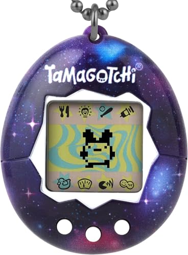 BANDAI - Tamagotchi - Tamagotchi Original - Galaxy - Elektronisches virtuelles Tier mit Farbdisplay, 3 Tasten und Spielen - Interaktives Tier auf Deutsch - Kinderspielzeug ab 8 Jahren - 42933