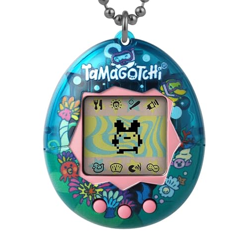 Bandai 42979 Original Tamagotchi Virtuelles Haustier, Größe Ocean 42979, Mehrfarbig – Erleben Sie Abenteuer und Liebe mit Ihrem Tamagotchi, elektronisches Spielzeug für Kinder ab 8 Jahren