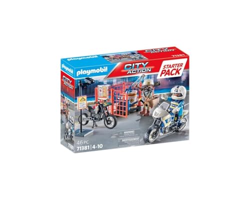 PLAYMOBIL | City Action | Starter Pack Polizei | Spielzeug für Kinder ab 4 Jahren | 71381