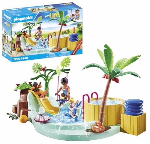 PLAYMOBIL | MyLife | Promo Pack Kinderbecken mit Whirlpool | detailreiches Spielzeug für Kinder ab 4 Jahren | 71529