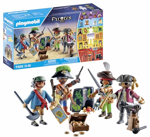 PLAYMOBIL | Pirates | MyFigures | kreatives Zusammenstellen eigener Piratenfiguren | Spielzeug für Kinder ab 5 Jahren | 71533